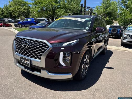 Burgundy 2021 Hyundai PALISADE Calligraphy