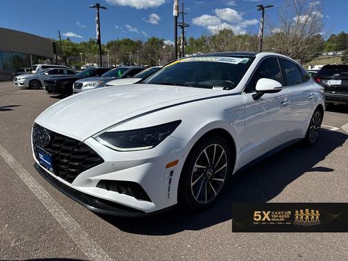 White 2023 Hyundai SONATA Limited