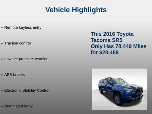 2016 Toyota Tacoma SR5