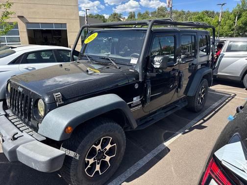 Black Clearcoat 2015 Jeep Wrangler Unlimited Sport