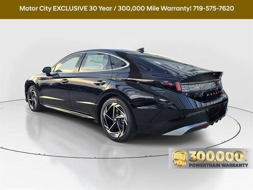 Black 2026 Hyundai SONATA SEL Sport