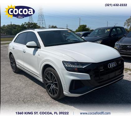 Carrara White 2020 Audi Q8 55 Prestige