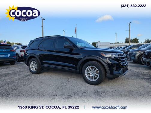 Agate Black Metallic 2026 Ford Explorer Active