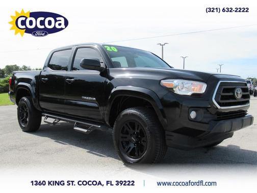 Midnight Black Metallic 2020 Toyota Tacoma SR5