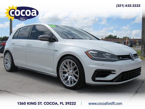 Oryx White Pearl Metallic 2018 Volkswagen Golf R 2.0T DSG