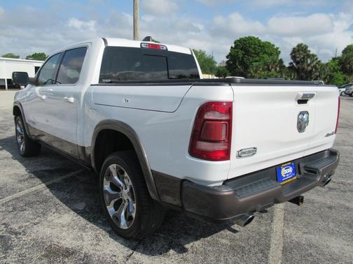 Ivory White Tri-Coat Pearlcoat 2020 RAM 1500 Longhorn