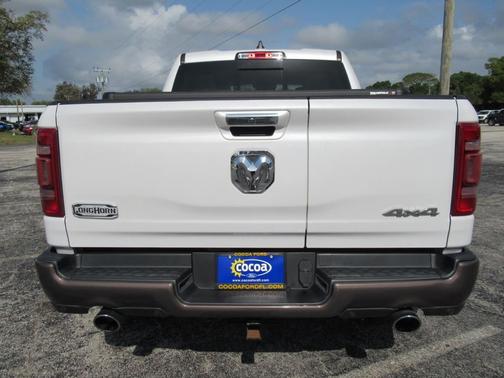 Ivory White Tri-Coat Pearlcoat 2020 RAM 1500 Longhorn