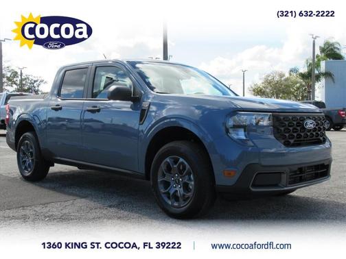 Azure Gray Metallic Tri-Coat 2026 Ford Maverick XLT Truck