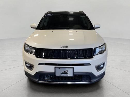Pearl White Tri-Coat 2019 Jeep Compass Limited