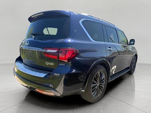 Hermosa Blue 2021 INFINITI QX80 PREMIUM SELECT AWD