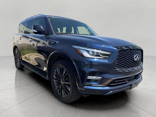 Hermosa Blue 2021 INFINITI QX80 PREMIUM SELECT AWD