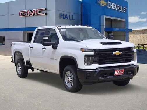 Summit White 2026 Chevrolet Silverado 2500 Crew Cab, Standard Bed, WT, 4WD