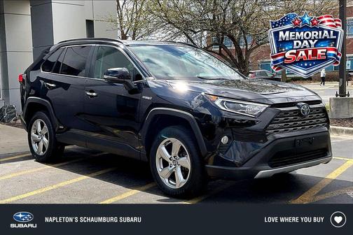 Midnight Black Metallic 2019 Toyota RAV4 Hybrid Limited