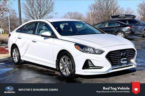 Quartz White Pearl 2018 Hyundai SONATA SEL