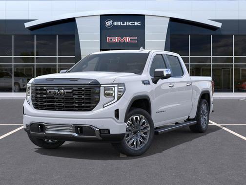 Glacier White Tricoat 2026 GMC Sierra 1500 Denali Ultimate