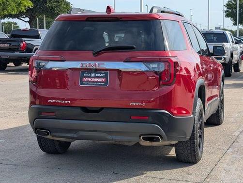 Volcanic Red Tintcoat 2023 GMC Acadia AWD AT4