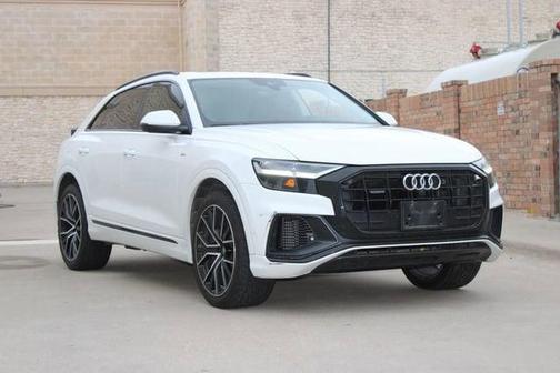 Carrara White 2020 Audi Q8 55 Premium Plus