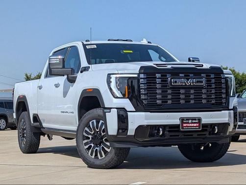 Glacier White Tricoat 2026 GMC Sierra 2500 Denali Ultimate