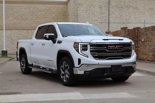 Summit White 2023 GMC Sierra 1500 SLT