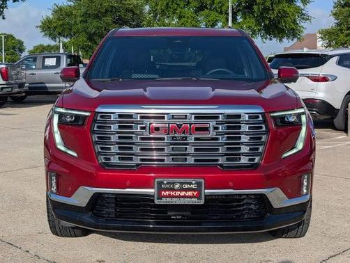 Volcanic Red Tintcoat 2025 GMC Acadia Denali
