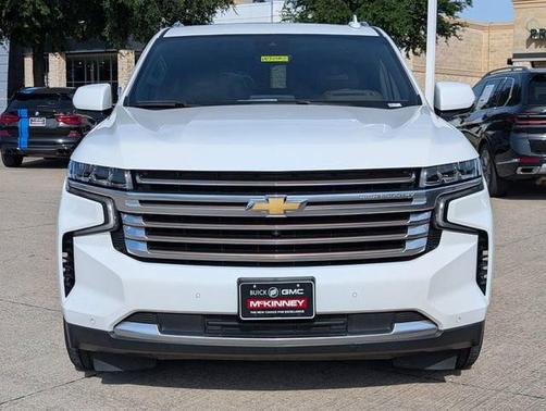 Summit White 2023 Chevrolet Tahoe 4WD High Country