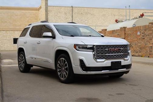 White Frost Tricoat 2023 GMC Acadia Denali