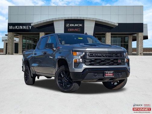 Sterling Gray Metallic 2025 Chevrolet Silverado 1500 Custom Trail Boss