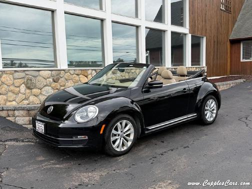 Black 2014 Volkswagen Beetle 2.0L TDI