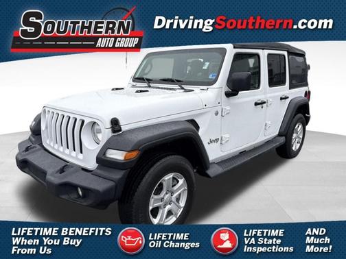 Bright White Clearcoat 2019 Jeep Wrangler Unlimited Sport