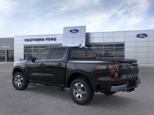 Shadow Black 2026 Ford Ranger Lariat
