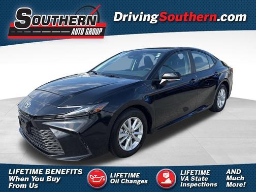 Midnight Black Metallic 2025 Toyota Camry LE