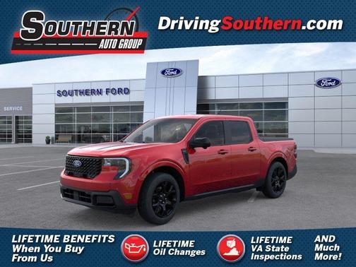 Ruby Red Metallic 2026 Ford Maverick Lariat