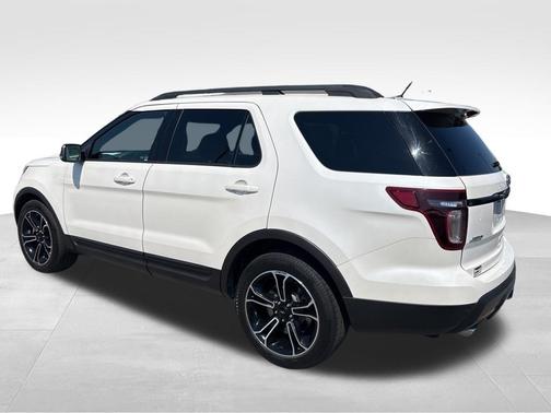 White Platinum Clearcoat Metallic 2015 Ford Explorer Sport
