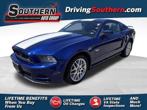 Deep Impact Blue Metallic 2014 Ford Mustang GT Premium