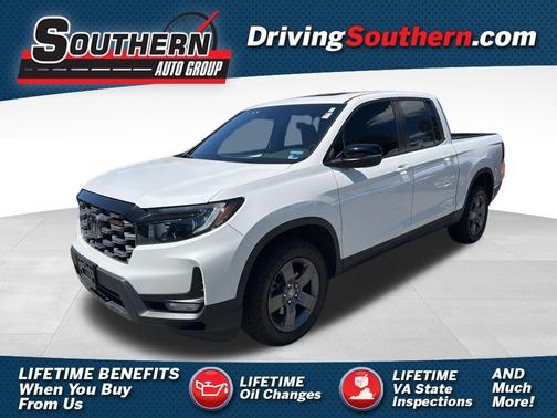 Platinum White Pearl 2024 Honda Ridgeline TrailSport