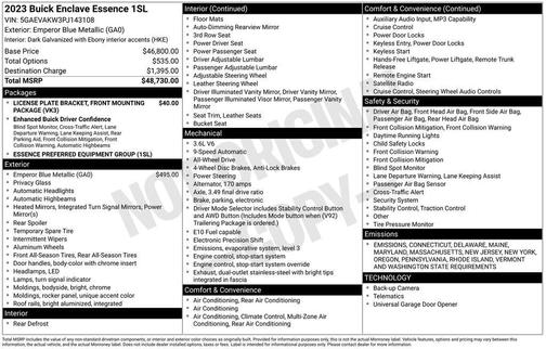 2023 Buick Enclave Essence