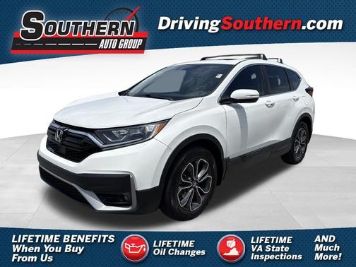 Platinum White Pearl 2021 Honda CR-V EX