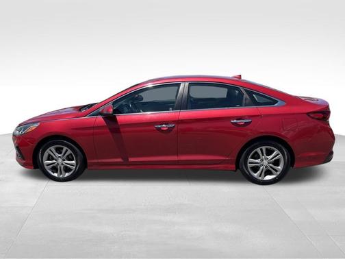 Scarlet Red 2018 Hyundai SONATA SEL+