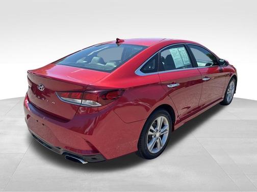 Scarlet Red 2018 Hyundai SONATA SEL+
