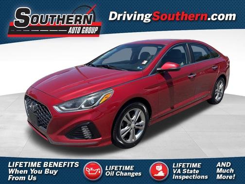 Scarlet Red 2018 Hyundai SONATA SEL+