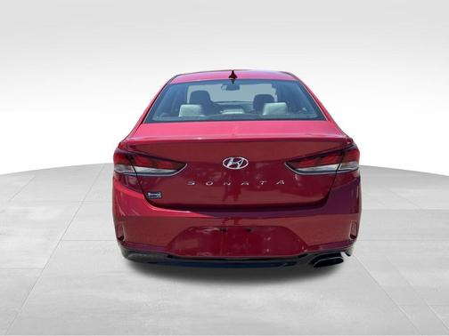 Scarlet Red 2018 Hyundai SONATA SEL+