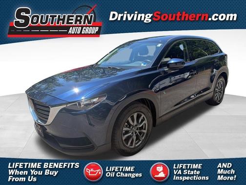 Deep Crystal Blue 2022 Mazda CX-9 Touring