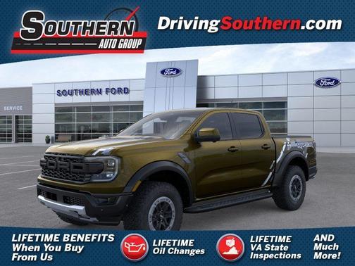 Green 2026 Ford Ranger Raptor