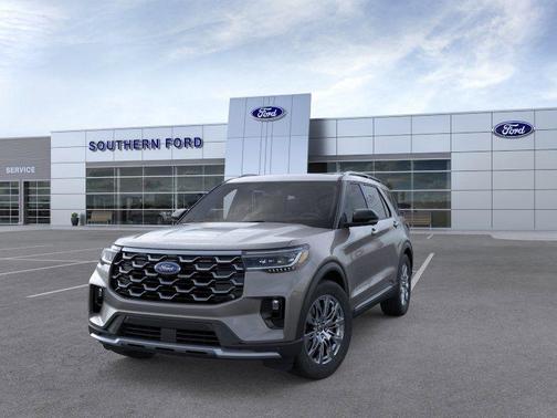 Gray Metallic 2026 Ford Explorer Platinum