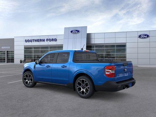 Blue 2026 Ford Maverick Lariat