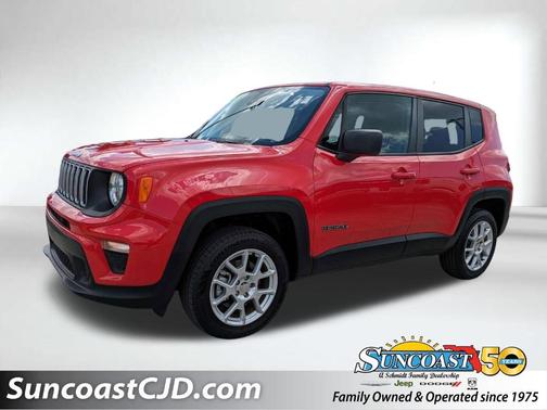 Red 2023 Jeep Renegade Latitude