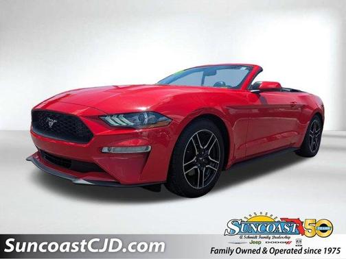 Red 2019 Ford Mustang EcoBoost Premium