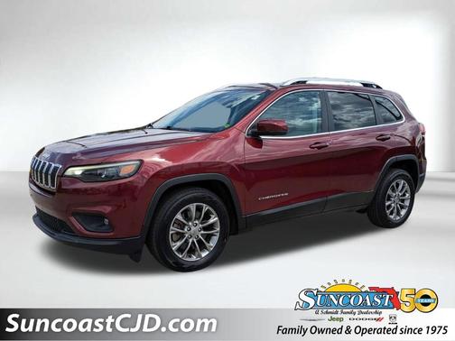 Red 2020 Jeep Cherokee Latitude Plus