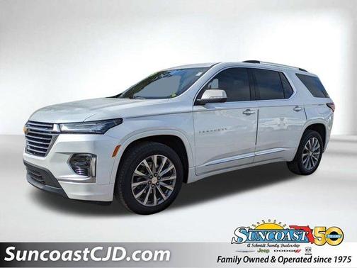 Beige 2023 Chevrolet Traverse Premier