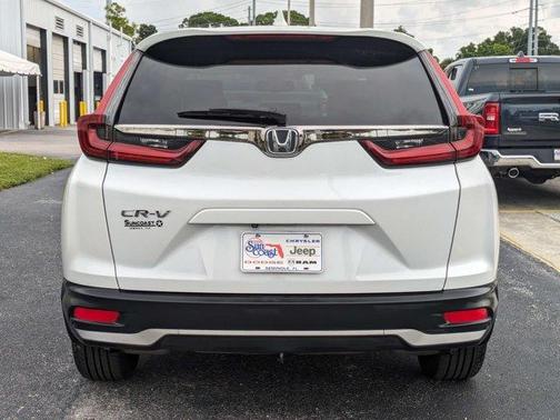 White 2021 Honda CR-V EX-L